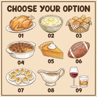Custom You Know Why I'm Here Thanksgiving Shirt, Personalized Retro Food Graphic Tee, 9 Dish Options to Choose, Funny Turkey Day Gift