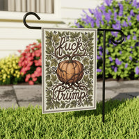Anti-Trump Autumn Pumpkin Protest Garden Flag, Thanksgiving Resist Fascism Yard Flag, Subtle Political Decor, Harvest Fall Outdoor Flag