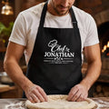 Personalized Chef Name Apron, World's Best Dad Cooking Apron, Grill Master Apron with Pocket, BBQ Grilling Apron, Grill Master Gift