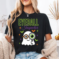 Personalized Optometry Halloween Shirt, Custom Pun Design Eye Doctor Tee, Funny Spooky Vision Top, Halloween Gift, Gift for Optometrist