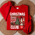 Personalized Family Christmas Club Sweatshirt, Custom Name Est Year Retro Design Tee, Matching Holiday Design Top, Christmas Gift for Family