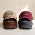 Custom Text Logo Embroidered Hat, Personalized Name Dad Cap, Soft Chino Twill Cap, Bride Mom Family Wedding Gift, Personalized Gift