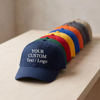 Personalized Text Embroidered Hat, Custom Name Logo Baseball Cap, Adjustable Low Profile Dad Hat, Bride Bachelorette, Personalized Gift
