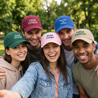 Personalized Embroidered Hat, Choose Your Design Custom Text Cap, Low Profile Dad Hat, 40 Funny Quote Design Options, Personalized Gift