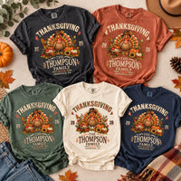 Personalized Family Thanksgiving Shirt, Custom Turkey Name Tee, Comfort Colors® Fall Shirt, Matching Turkey Day Outfit, Thanksgiving Gift