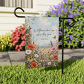 Wildflowers Don't Care Where They Grow Garden Flag, 12x18 Inch Double Sided, Summer Porch Decor, Spring Yard Decor, Garden Lover Gift