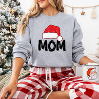 Custom Family Christmas Sweatshirt, Personalized Santa Role Word Tee, Matching Holiday Family Crewneck, Cozy Pajama Outfit, Christmas Gift