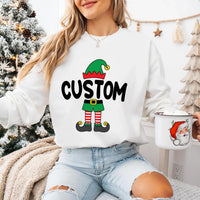 Personalized Family Elf Christmas Shirt, Custom Funny Elf Quote Sweatshirt, Retro Christmas Tee, Matching Family Outfit, Holiday Party Gift
