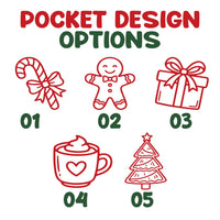 Personalized Christmas Cousin Crew Shirt, Custom Family Xmas Tee, Pocket Name Holiday Sweatshirt, Cousin Christmas Gift, Front Back
