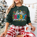 Hello 2027 Happy New Year Shirt, Colorful New Years Eve Tee, Cute 2027 Celebration Sweatshirt, Party Crewneck, NYE Celebration Gift