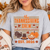 Turkey Crew Shirt 2026, Funny Thanksgiving Family Tee, Fall Harvest Crew Sweatshirt, Holiday Family Crewneck, Thanksgiving Day Dinner Gift
