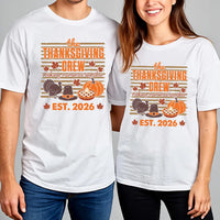 Turkey Crew Shirt 2026, Funny Thanksgiving Family Tee, Fall Harvest Crew Sweatshirt, Holiday Family Crewneck, Thanksgiving Day Dinner Gift
