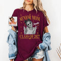 Custom Senior Mom 2027 Shirt, Personalized Graduate Photo Tee, Class of 2027 Grad Sweatshirt, Proud Parent Crewneck, Senior Year Gift