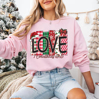 Custom Christian Christmas Family Shirts, Faith Word Scripture Tee, Santa Hat Word Block Shirt, Matching Holiday Outfit, Christmas Gift