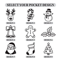 Custom Family Christmas Vacation Shirt, Personalized Pocket Tee, Matching Family Xmas Outfit, Holiday Trip Gift, Front Back