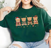 Christmas Teddy Bear Sweatshirt, Cute Winter Bear Crewneck, Festive Holiday Animal Pullover, Cozy Seasonal Family Outfit, Holiday Gift