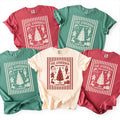Custom Christmas Family Name Shirt, Personalized Barcode Sweatshirt, Tree Icon Holiday Pullover, Family Matching Tee, Christmas Gift