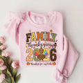 Family Thanksgiving 2026 Sweatshirt, Thankful for My Tribe Turkey Shirt, Patterned Family Holiday, Fall Harvest Outfit, Thanksgiving Gift