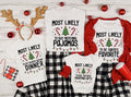 Custom Most Likely Christmas Shirt, Personalized Christmas Quote Tee, Candy Cane Graphic Shirt, Holiday Party Outfit, Funny Holiday Gift