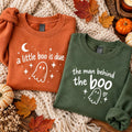 Personalized Halloween Pregnancy Announcement Sweatshirt, A Little Boo is Due Tee, Spooky Couples Reveal Top, Baby News Gift, Halloween Gift