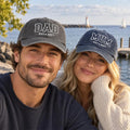 MUM or DAD Embroidered Hat, Baby Announcement Pregnancy Reveal Cap, Low Profile Cap, Expecting Mom and Dad Gift, Perfect New Parent Gift
