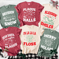 Custom Dental Christmas Shirt, Personalized Dentist Holiday Tee, Funny Tooth Fairy Crew Top, Choose Your Design Gift, Gift for Dentist