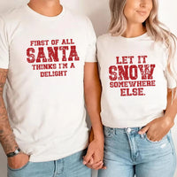 Custom Funny Christmas Shirt, Personalized Sarcastic Holiday Tee, Vintage Quote Crewneck Top, Choose Your Phrase Gift, Gag Gift for Friend