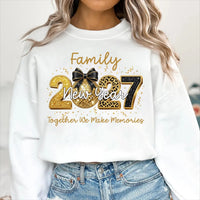 Family New Year 2027 Hoodie, Together We Make Memories Holiday Tee, Disco Ball Family Hoodie, New Years Eve Party Outfit, 2027 Gift