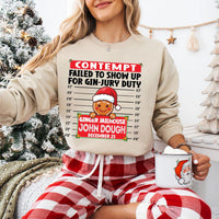 Personalized Gingerbread Mugshot Christmas Shirt, Custom Ginger Jailhouse Tee, Funny Inmate Top, Matching Family Outfit, Holiday Gift
