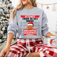 Personalized Gingerbread Mugshot Christmas Shirt, Custom Ginger Jailhouse Tee, Funny Inmate Top, Matching Family Outfit, Holiday Gift