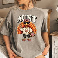 Personalized Family Thanksgiving Shirt, Custom Matching Turkey Tee, Retro Varsity Role Design, Funny Fall Family Outfit, Thanksgiving Gift
