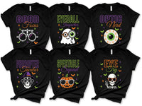 Personalized Optometry Halloween Shirt, Custom Pun Design Eye Doctor Tee, Funny Spooky Vision Top, Halloween Gift, Gift for Optometrist