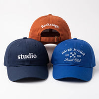 Custom Text Logo Embroidered Hat, Personalized Name Dad Cap, Soft Chino Twill Cap, Bride Mom Family Wedding Gift, Personalized Gift