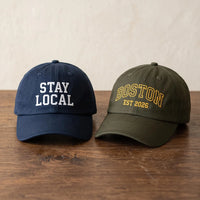 Custom Text Logo Embroidered Hat, Personalized Name Dad Cap, Soft Chino Twill Cap, Bride Mom Family Wedding Gift, Personalized Gift