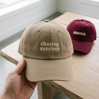 Personalized Text Embroidered Hat, Custom Name Funny Quote Dad Cap, Bio Washed Cotton Cap, Fun Birthday Gift for Her, Custom Hat Gift