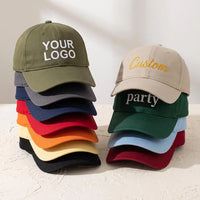 Personalized Text Embroidered Hat, Custom Name Logo Baseball Cap, Adjustable Low Profile Dad Hat, Bride Bachelorette, Personalized Gift
