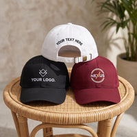 Personalized Text Embroidered Hat, Custom Name Logo Baseball Cap, Adjustable Low Profile Dad Hat, Bride Bachelorette, Personalized Gift