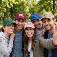 Personalized Embroidered Hat, Choose Your Design Custom Text Cap, Low Profile Dad Hat, 40 Funny Quote Design Options, Personalized Gift