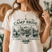 Personalized Camp Bachelorette Shirt, Custom Mountain Bride Tee, Lake Bachelorette Party Top, Hiking Bridal Crew, Camping Gift for Bride