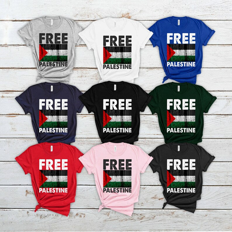 Free Palestine Flag T-Shirt