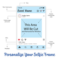Personalized Graduation Selfie Frame