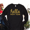 Happy New Year Long Sleeve T-Shirt, New Year Eve Party Unisex Long Sleeve Shirt, 2026 Happy New Year Shirt For Kids, 2026 New Year Shirt