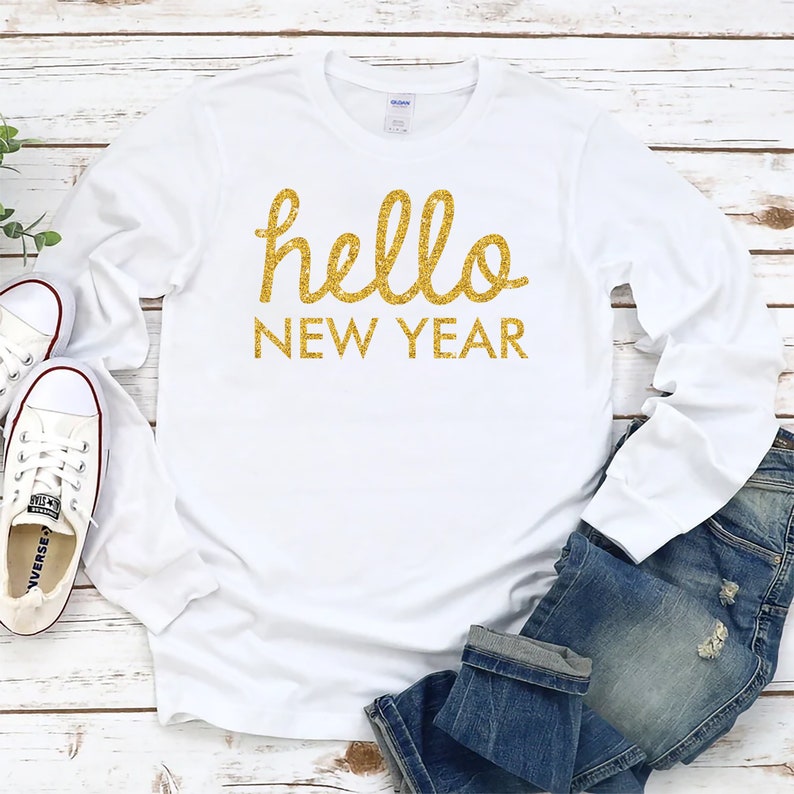 Happy New Year Long Sleeve T-Shirt, New Year Eve Party Unisex Long Sleeve Shirt, 2026 Happy New Year Shirt For Kids, 2026 New Year Shirt