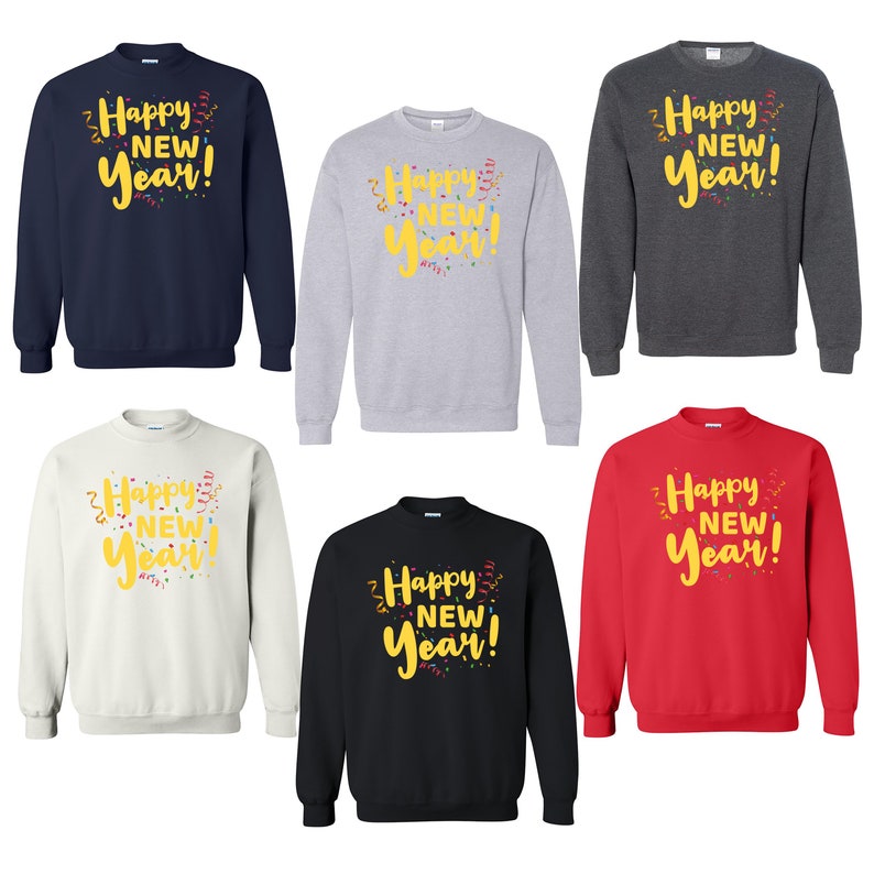 Happy New Year Long Sleeve T-Shirt, New Year Eve Party Unisex Long Sleeve Shirt, 2026 Happy New Year Shirt For Kids, 2026 New Year Shirt