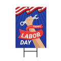 Happy Labor Day Yard Sign