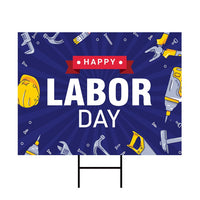 Happy Labor Day Yard Sign