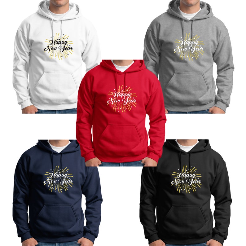 Happy New Year Hoodie, New Years Eve Party Unisex Hoodies, 2026 Happy New Year Hooded Sweatshirt, 2026 New Years Eve Hoodie, New Year Shirt