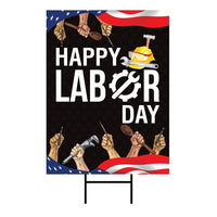 Happy Labor Day Yard Sign