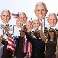 Mike Pence Face Fans, Big Head Cutouts