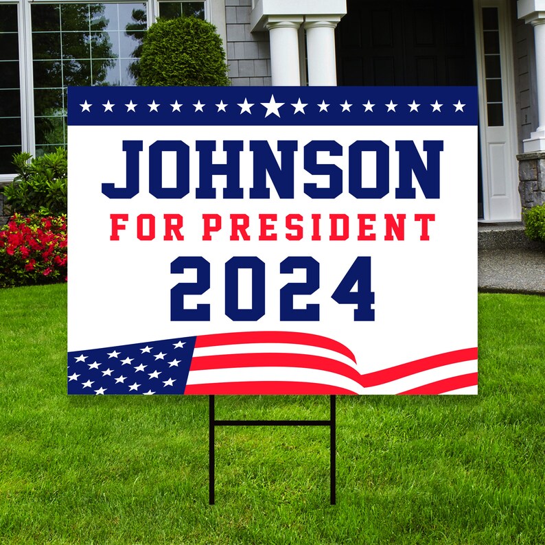 Perry Johnson 2024 Yard Sign